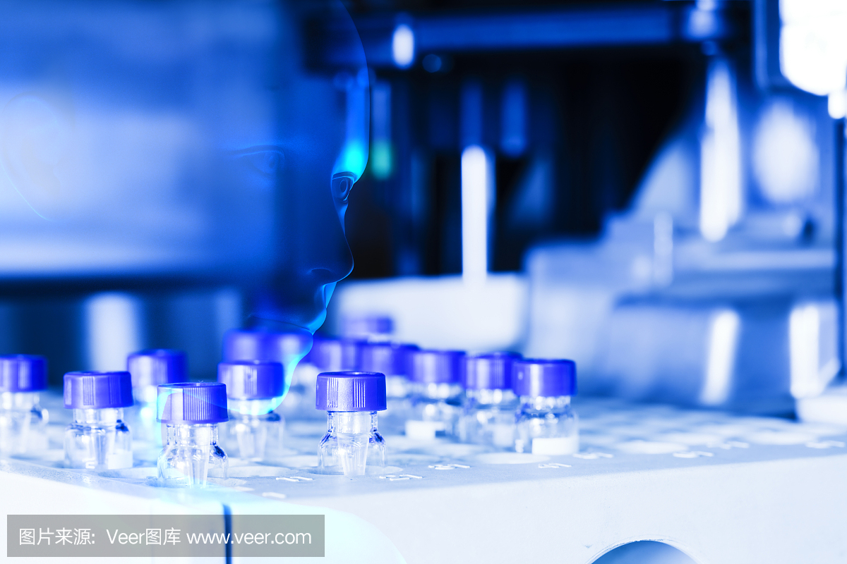 Ai Laboratory equipment working for sterilization